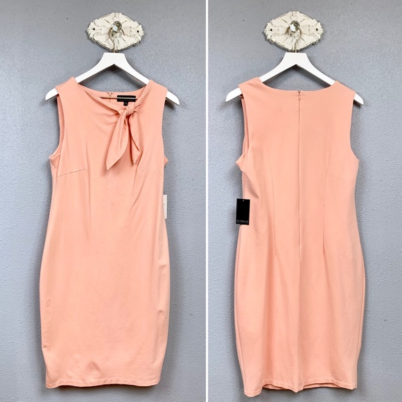 ⭐️sold ⭐️Eloquii Bodycon wiggle Dress in soft peach NWT 14 - Picture 6 of 7